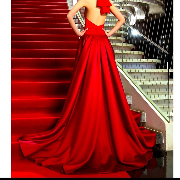 Dresses & Skirts - Elegant maxi skirt with long train sz 12